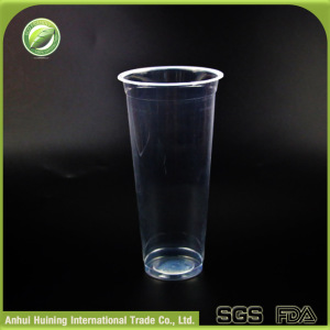 23oz / 700ml Clear Recycled Biodegradable Sealable Plastic Cup with Dome Lids